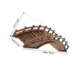 thumbnail image 2 of HINTRMENT Micro Landscape Bridge Decor Wooden Mini Arch Bridge with Ancient Design 1 PCS, 2 of 8