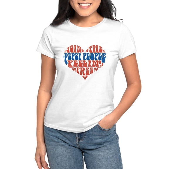 CafePress - Pepsi People Women's Classic White T Shirt - Women's Classic T-Shirt
