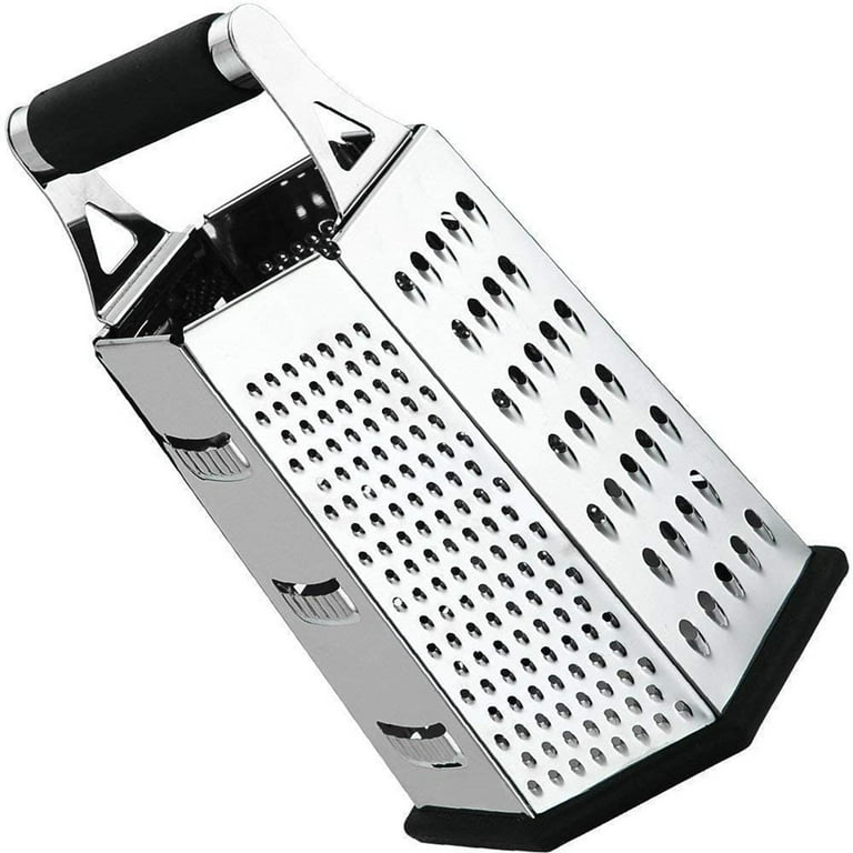 Utopia Kitchen - Cheese Grater & Shredder - Stainless Steel - 6