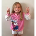 thumbnail image 3 of Chaqueta Disney Daisy Duck Varsity Bomber para niñas de 6 a 7 años, 3 of 7