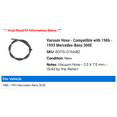 thumbnail image 2 of Vacuum Hose - Compatible with 1986 - 1993 Mercedes-Benz 300E 1987 1988 1989 1990 1991 1992, 2 of 2