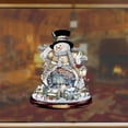 thumbnail image 4 of Árbol de cristal de Navidad, Papá Noel, muñeco de nieve, escultura giratoria, pegatina de pasta de ventana, fiesta de año nuevo de invierno, decoración del hogar, 20x30cm, 4 of 4