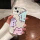 thumbnail image 3 of Funda divertida Pusheens Cat 3D Wave para iPhone 15 14 13 12 11 Pro Max Mini X XR XSMAX 8 7 6S Plus funda de silicona suave, 3 of 5
