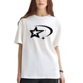 thumbnail image 2 of Playera Blanca Camiseta Unisex Estampada Estrella Y2k, 2 of 4