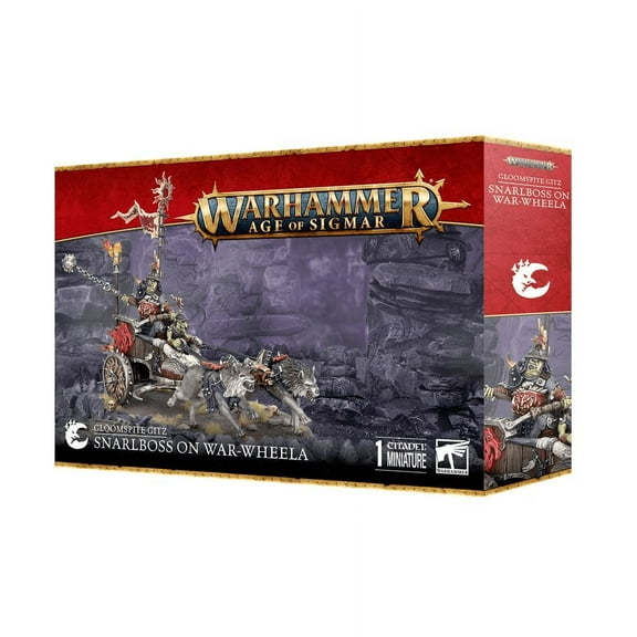 Games Workshop - Warhammer Age of Sigmar - Gloomspite Gitz - Snarlboss on War-Wheela