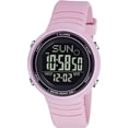 thumbnail image 2 of Reloj deportivo negro para mujer, relojes digitales para mujer, pantalla LED resistente al agua hasta 5 ATM, retroiluminación al aire libre, 2 of 4