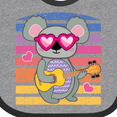 thumbnail image 4 of Inktastic Australian Koala Cool Sunset Girls Baby Bib, 4 of 4