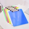thumbnail image 4 of WRISTBIQUE 4Pcs Assorted Color Paper Clipboard Plastic Clip Hardboards for Writing and Files, 4 of 4