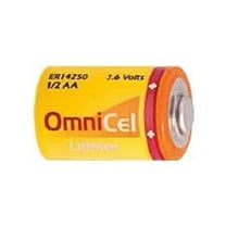 OmniCel 1/2 AA Size 3.6V Lithium Battery 4 Pack   FREE SHIPPING!