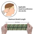 thumbnail image 7 of Wukai Succulents Sports sweatband,Men & Women Sweatband Headband for Running, Cross Training, Racquetball, Working Out, 7 of 7