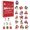 A, variant on Qocolhg Christmas Advent Calendar 2024, Dragon Ornaments Advent Calendar Gift Box, 24 Days Advent Calendar 2024 Kids, Christmas Countdown Gift Dragon Ornaments for Christmas Tree