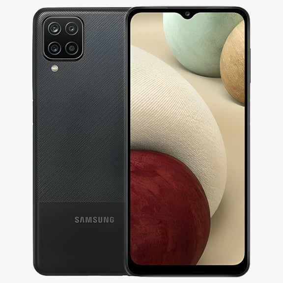 Restored SAMSUNG Galaxy A12 A125U 32GB, Black GSM Unlocked (AT&T/T-Mobile Compatible) Smartphone (Refurbished)