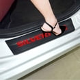 thumbnail image 1 of Car Entry Guard Sticker for Chevrolet Silverado Decoration Scuff Plate Carbon Fibre Vinyl Sticker Car Styling Accessories (red), 1 of 3