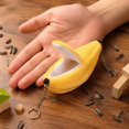 thumbnail image 4 of Small Animal Hideout Banana Shaped House Cozy For Hamsters Guinea Pigs And Other Small Pets Fun Cage Accessory And Sleeping Hut, 1Pack Yellow, 4 of 7
