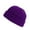 Purple, variant on Herrnalise Unisex Fashion Warm Winter Casual Knitted Hat Solid Color All-match Thick Hat Wool Knit Cuff Short Fisherman Beanie for Men Women Olive Green