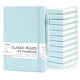 thumbnail image 1 of Feela Paquete de 12 cuadernos, cuadernos a granel de tapa dura, diarios clásicos con rayas y portalápices para mujeres y niñas, útiles escolares para negocios con 12 bolígrafos negros, 120 g/m², 5,1 x, 1 of 1