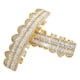 thumbnail image 2 of Grillz de dientes de diamante con colmillos superiores e inferiores para disfraz de cosplay Dorado Superior Inferior, 2 of 9