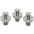 thumbnail image 2 of CAMVATE 3/8"-16 Male to 3/8"16 Male Thread Screw Adapter for DSLR Flash Tripod Light Stand, 3-Pack, 2 of 3