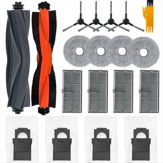 Juego de Repuesto para X30 Ultra/L30 Ultra /X30 Pro Ultra/X30 Aspiradora, Cepillos Principales, Filtros, Bolsas para Polvo