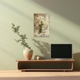 thumbnail image 3 of ZHONGYUTONG White Daisy Canvas Wall Art Flowers Pictures Wall Decor Daisy Floral in Vase Painting for Living Room Decor Framed (12.00" x 18.00"), 3 of 5