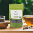 thumbnail image 6 of Biokoma Pure and Organic Chia (Salvia Hispanica L.) Seeds 8oz In Resealable Moisture Proof Pouch, USDA Certified Organic - No Additives, No Preservatives, No GMO, Kosher, 6 of 8