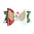 thumbnail image 1 of Lazo para el pelo navideño jinwen Muñeco de nieve 5.2 cm x 8.2 cm, 1 of 8