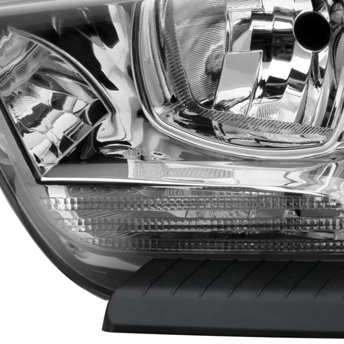 AKKON - For 11-14 Dodge Charger Chrome Clear Headlights Front Lamps Direct Replacement Pair Left + Right