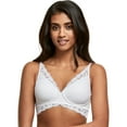 thumbnail image 1 of Maidenform Womens Pure Comfort Convertible Wireless Bralette, 36A, White, 1 of 1