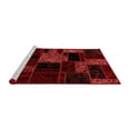 thumbnail image 2 of Ahgly Company Machine Washable Indoor Rectangle Patchwork Red Transitional Area Rugs, 2' x 3', 2 of 4