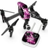 Skin Decal Wrap Compatible With DJI Inspire 1 Quadcopter Drone Sticker Design Pink Flames