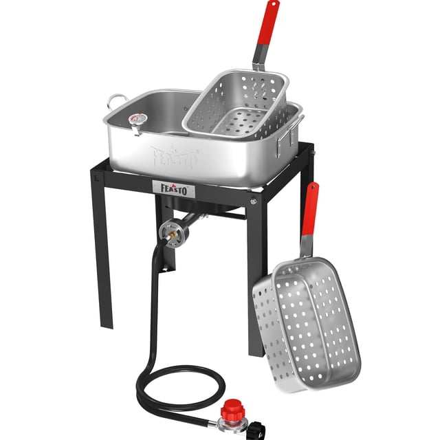 Freidora de Pescado al Aire Libre Feasto 18 QT Propano