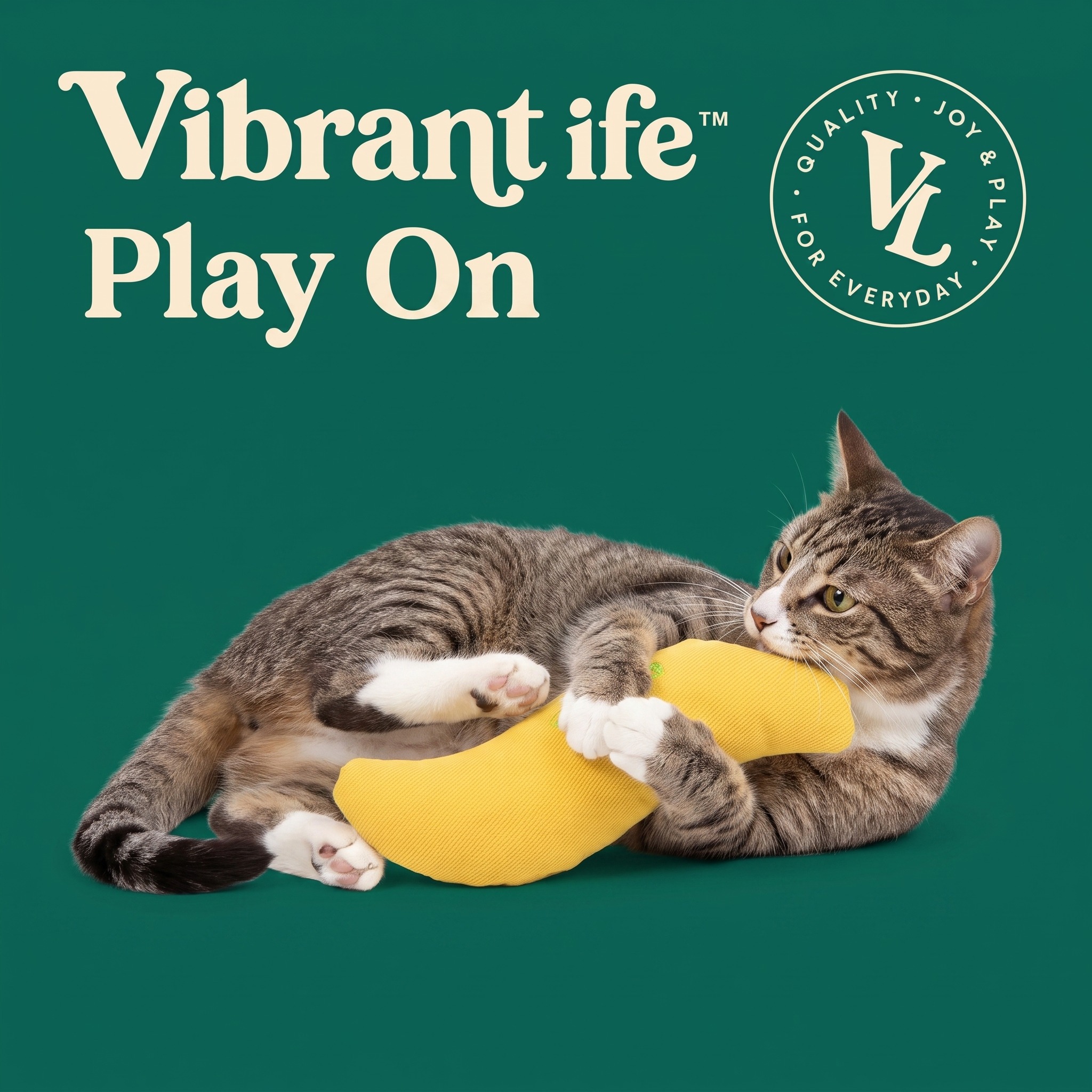 Vibrant Life Catnip Banana Cat Toy 3-Pack photo 3