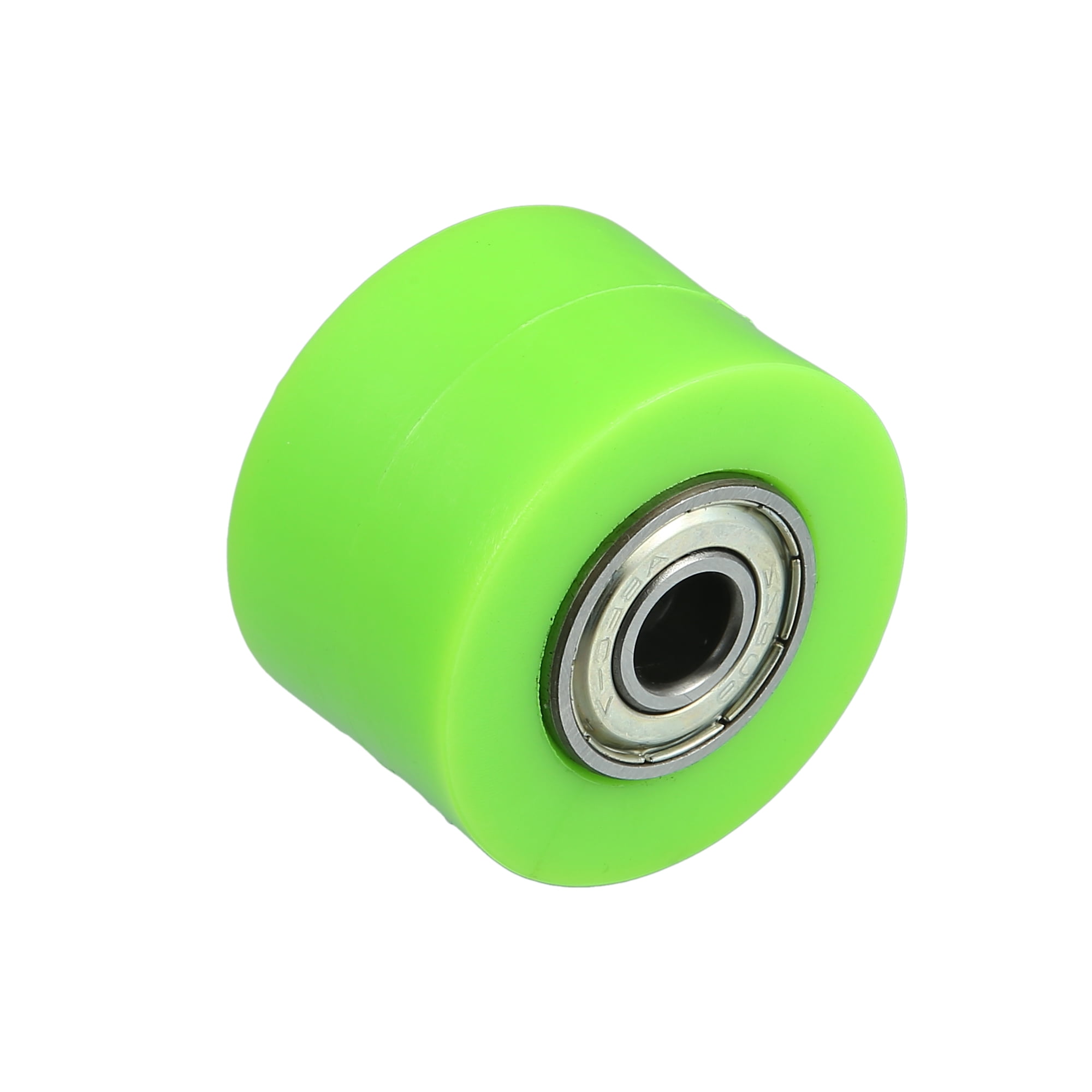 Unique Bargains 8mm Drive Chain Pulley Roller Slider Tensioner Wheel Guide Green