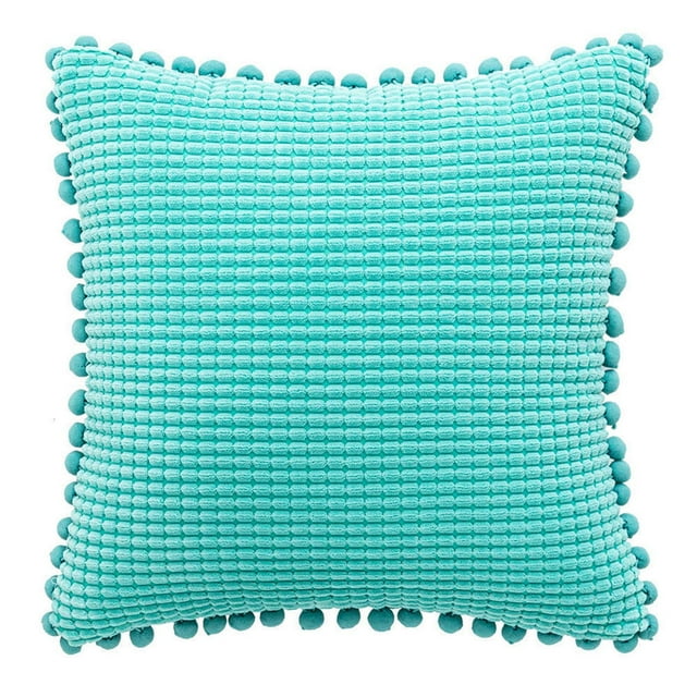Corduroy Throw Pillows Square Living Room Sofa Bed Back Chair Cushion Cover
