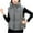 Gray, variant on Oksale Quilted Puffer Vest for Women Casual Full Zip Outerwear with Hood Sleeveless Jackets with Pockets Soft Cozy Winter Overcoats Gray M