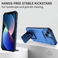 thumbnail image 2 of Armor Case Compatible With Samsung Galaxy S23 Ultra, Funda Protectora Resistente Con Tapa Deslizante Para Cámara Kickstand, 2 of 5