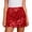 Wine, variant on Women Party Sequin Pencil Mid Skirt, Elastic Waist Y2K Hip Wrap Mini Skirt, Clubwear, Night Out, Glitter, Bodycon, Stretchy