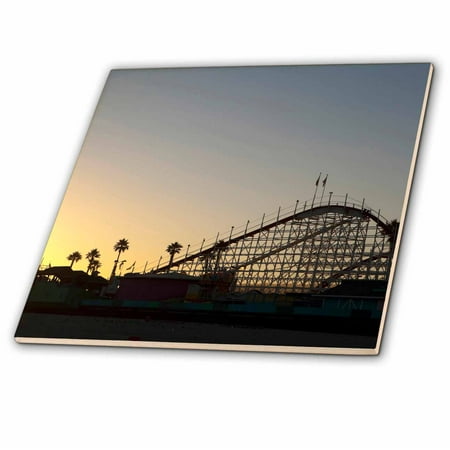 Santa Cruz Rob Face - 3dRose California, Santa Cruz, Santa Cruz Carnival - US05 RCA0088 - Rob Casey - Ceramic Tile, 6-inch