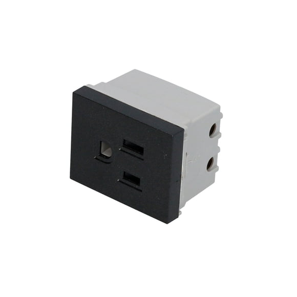 Contacto Aterrizado Negro 1/2. SURTEK P611N