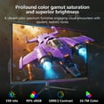 thumbnail image 4 of Z-EDGE 24 Inch 240Hz Gaming Monitor, FHD 1080P IPS Display, 1ms MPRT, AMD FreeSync, HDR Support, VESA Mount Compatible, Black, 4 of 10