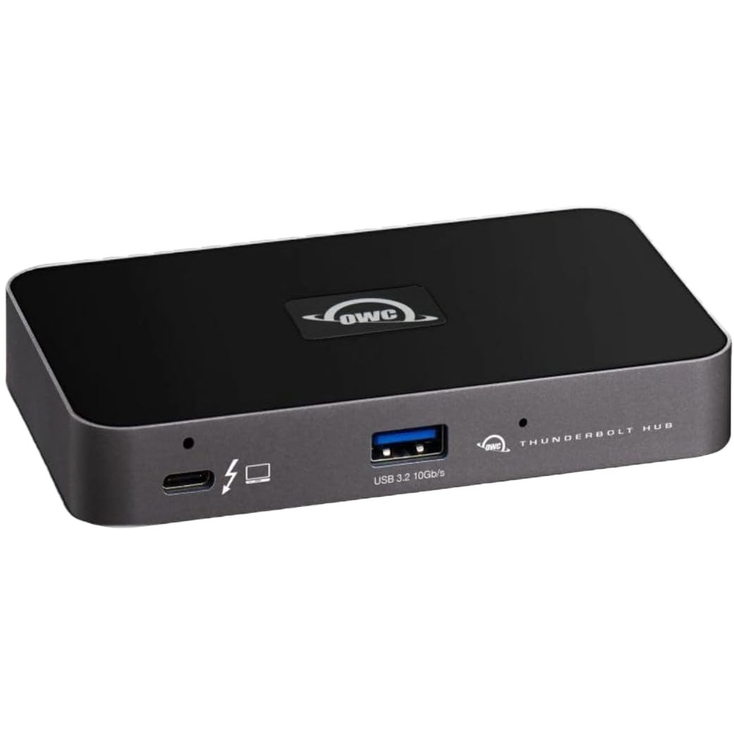 OWC OWC Thunderbolt Hub Docking Station, Grey/Black, Thunderbolt 4, USB-A