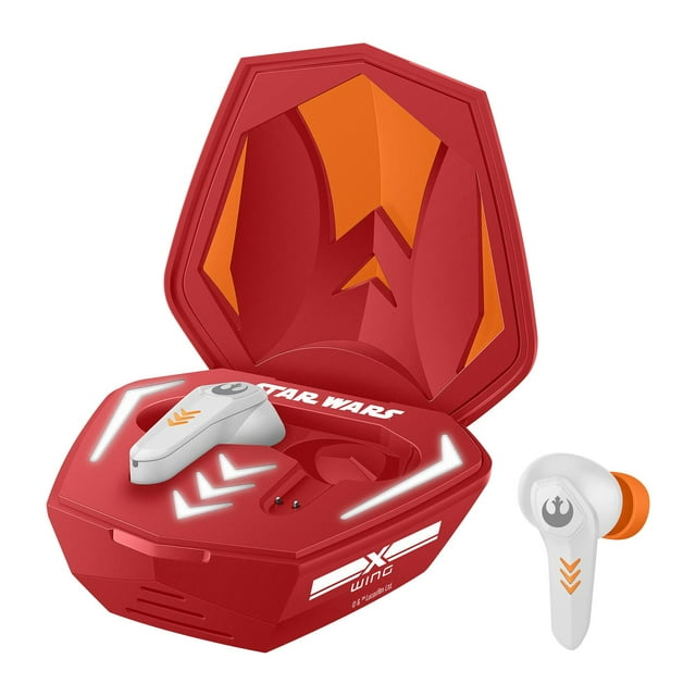 Audífonos Bluetooth FreePods Touch True Wireless para Gamers Star Wars modelo Rebelión rojo