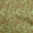 thumbnail image 1 of oneOone Cotton Poplin Yellow Fabric Abstract Floral Dress Material Fabric Print Fabric By The Yard 42 Inch Wide, 1 of 4