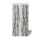 thumbnail image 1 of ABPHQTO Betula Platyphylla Cortina de Ducha Cortina de Ducha Impermeable 90x180 cm, 1 of 2