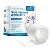 Scar Silicone Sheet Gel Patch Removal Skin Treatment Repair Wound Burn Natural. E3N2