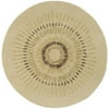 SAFAVIEH Soho Leanne Geometric Wool Area Rug, Beige/Gold, 4' x 4' Round