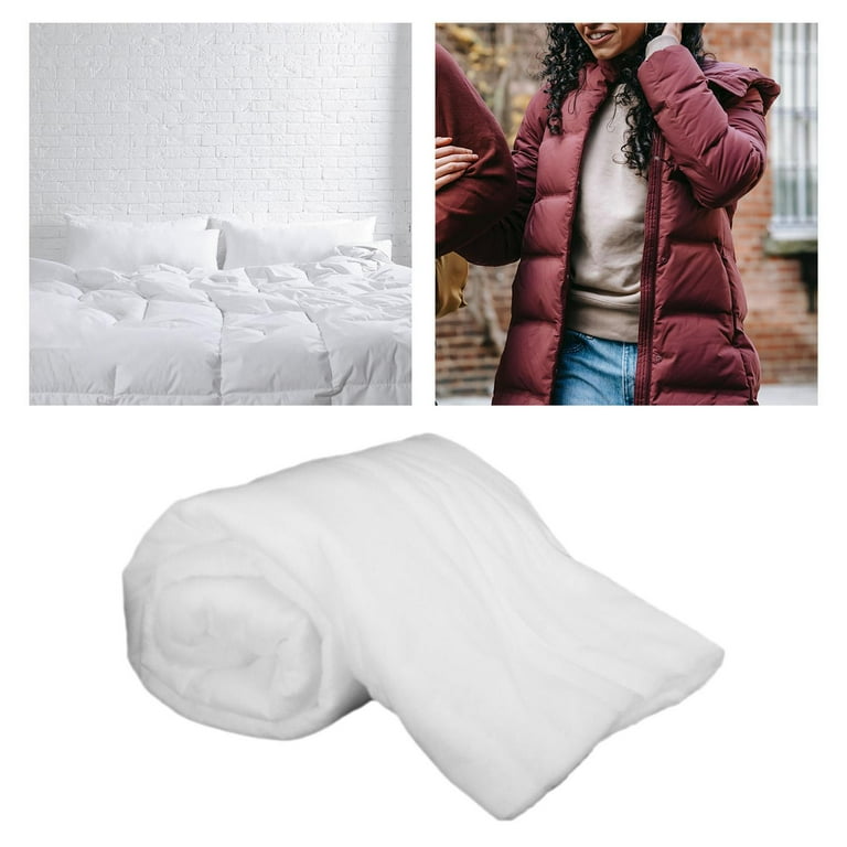 40g 59 5 Yards Breathable Hollow Fiber Quilt Batting Wadding for Handicrafts Sewing Sofa Cushions Accessory