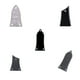 thumbnail image 3 of Advancent 5 piezas de placa de instrumento de cubierta de barra de armadura ligera de alta resistencia conveniente placa de barra práctica con tornillos Artesanía Perla blanca Advancent HA063977-02, 3 of 6