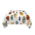 thumbnail image 3 of YFYANG Square Polyester Table Cloth, 54" x 54" Reusable Table Cover Kitchen Dining Room Vintage Abstract Watercolor Decorative Tablecloths for Tables of 2-4 People, 3 of 8