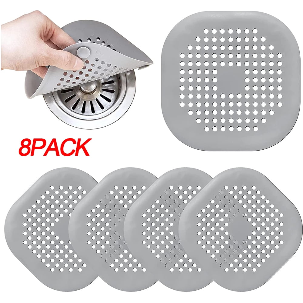 1pc Rubber Shower Drain Stopper, Sink Strainer, Hair Catcher, Prevents  Clogs For Kitchen Sink